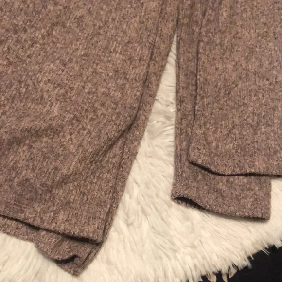 Long Sleeve Brushed Pink Cozy Open Cardigan Size Small - Picture 7 of 7